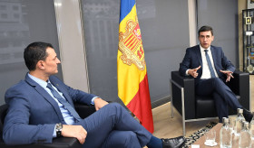 Դեսպան Սոս Ավետիսյանը հանդիպել է Անդորրայի նախագահության, էկոնոմիկայի և գործարարության նախարարի հետ