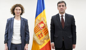 El Embajador Sos Avetisyan se reunió con la Ministra de Asuntos Exteriores de Andorra, Maria Ubach Font