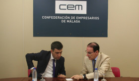 El Embajador Sos Avetisyan se reunió con el Presidente de la Confederación de Empresarios de Andalucía y Confederación de Empresarios de Málaga