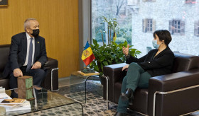 Դեսպան Վլադիմիր Կարմիրշալյանի հանդիպումը Անդորրայի խորհրդարանի նախագահ Ռոսեր Սունյե Պասկուետի հետ