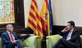 El Embajador Sos Avetisyan se reunió con el delegado del Gobierno de España en Cataluña