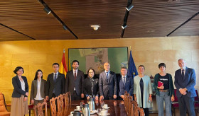 La delegación de la Asamblea Nacional de Armenia se reunió con la delegación española en la OSCE PA
