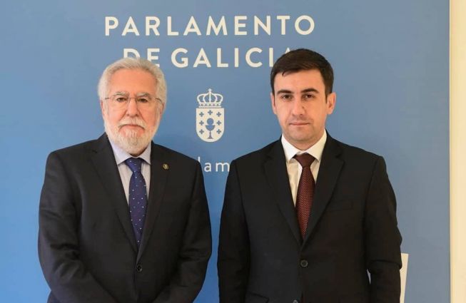 El Embajador Sos Avetisyan se reunió con el Presidente del Parlamento de Galicia