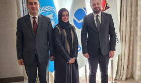 El embajador Sos Avetisyan se reunió en Riad con la recién elegida nueva Secretaria general de la ONU Turismo, Shaikha Nasser Al Nowais