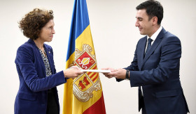 El Embajador Sos Avetisyan entregó las Copias de Estilo de sus Cartas Credenciales a la Ministra de Asuntos Exteriores de Andorra